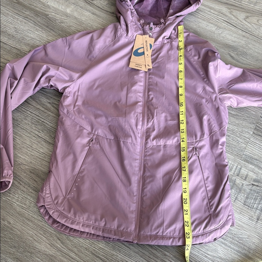 Asics Women’s Woven Jacket with Velboa Lined size XS NWT - Picture 5 of 12